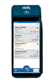 Maquininha Sipag Axium DX8000